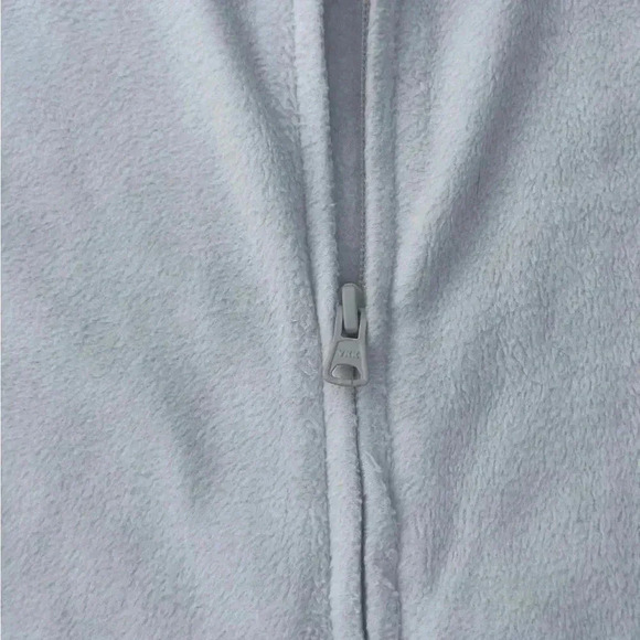 NWOT Hollister Men's Polar Fleece Full-Zip Mock Neck Sweatshirt (Cream /… - Picture 4 of 4